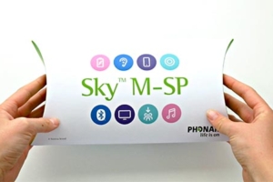 Product launch pack Sky M-SP hearing aids designed by Angle Limited