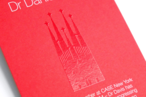 RDT Pacific digitally printed invite designed by Angle Limited